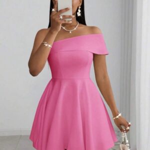 vestido curto rosa pink lindo e elegante